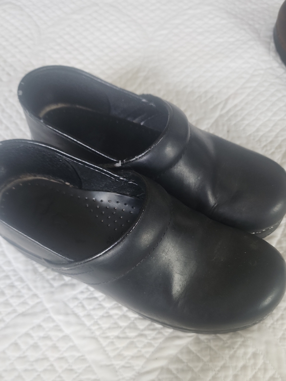 Danskin Classic Black Slip-On Nursing Clogs